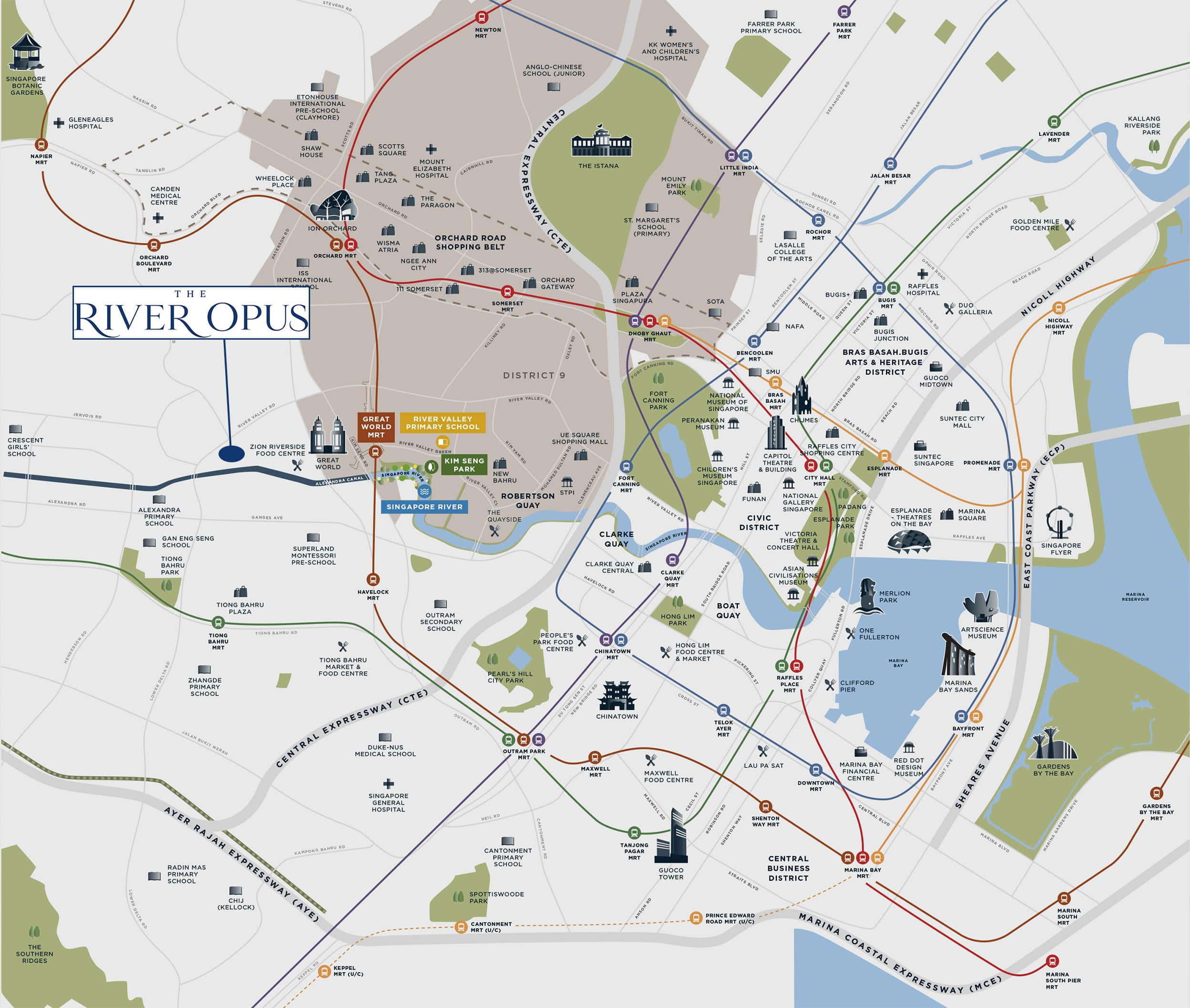 The River Opus Location